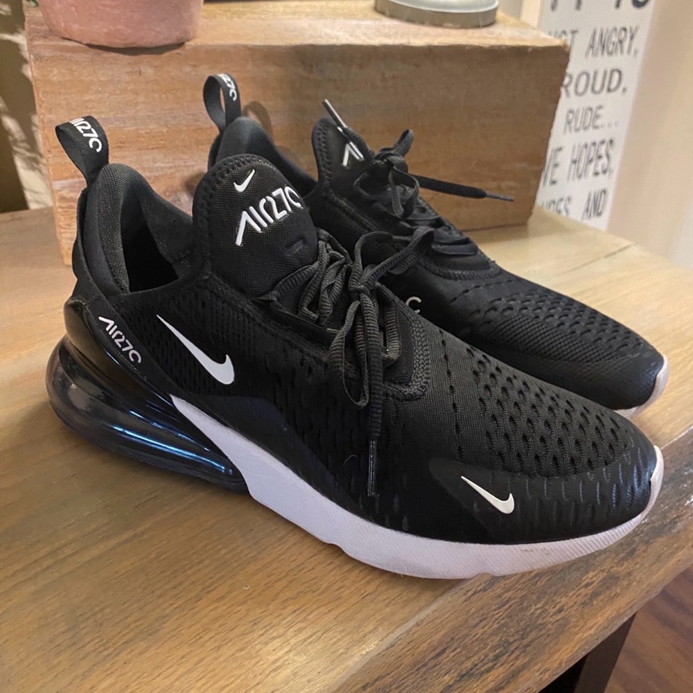 Nike Air Max 270 Black and White Sneakers